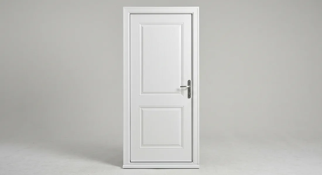 Composite Back Door, shown in White