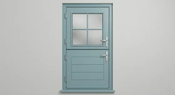 Composite Stable Door, shown in Duck Egg Blue